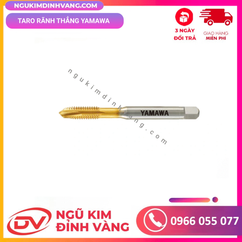 Mũi taro thẳng yamawa phủ titan