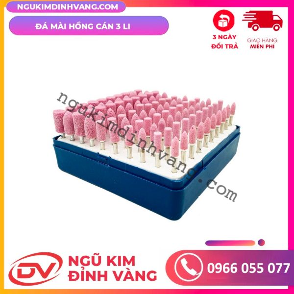 Đá Mài Hồng Cán 3 Li