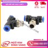 Đầu Nối Hơi Chia 3 Chữ T (2 Nối - 1 Ren) PB