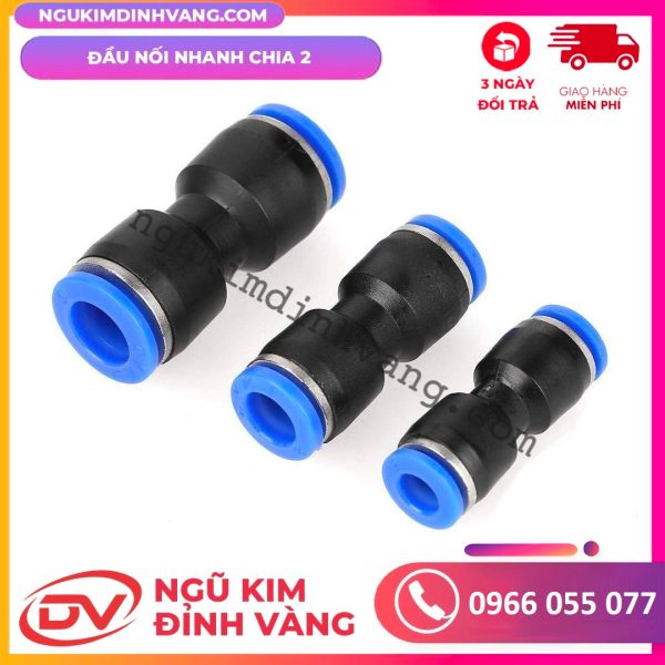 Đầu Nối Nhanh Chia 2 - PU
