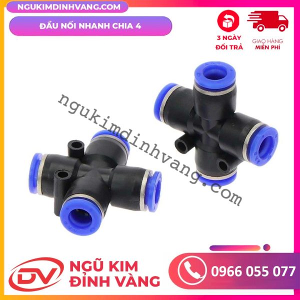Đầu Nối Nhanh Chia 4 - PZA