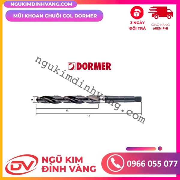Mũi Khoan Chuôi Col Dormer - Anh Quốc
