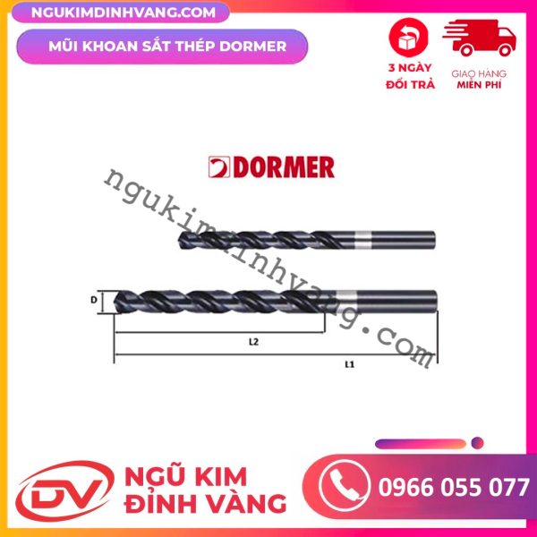 Mũi Khoan Sắt Thép Dormer - Anh Quốc
