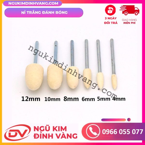 Nỉ Trắng Đánh Bóng