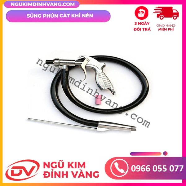 Súng Phún Cát Khí Nén