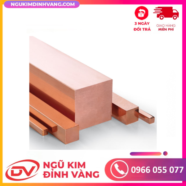 Đồng đỏ thanh vuông