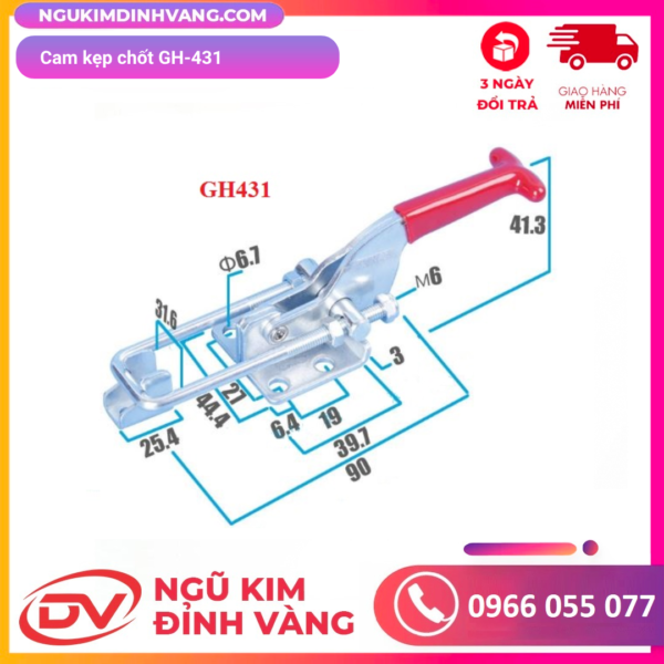 Cam kẹp chốt GH-431