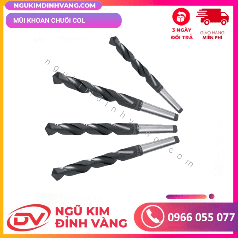 Các loại khoan chuôi col