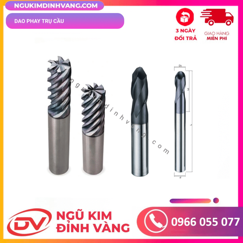 dao phay trụ cầu