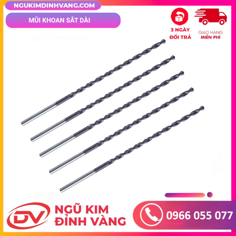 mũi khoan sắt dài
