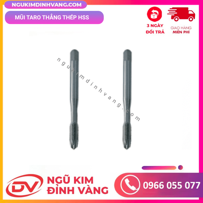 Mũi taro thẳng thép hss