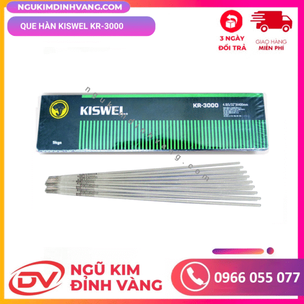 que hàn kiswel sắt thép