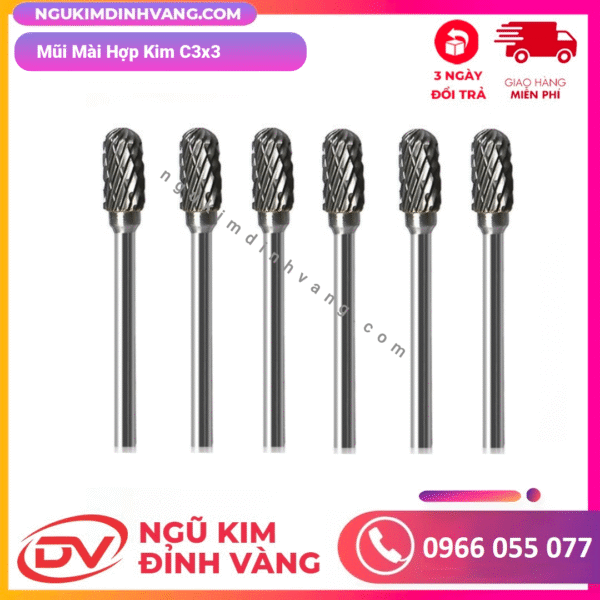 Mũi Mài Hợp Kim C3x3