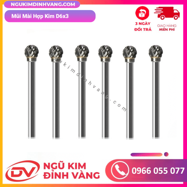 Mũi Mài Hợp Kim D6x3