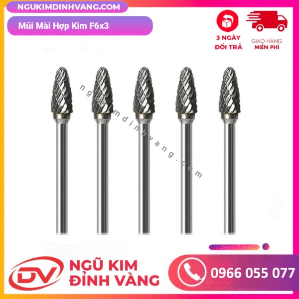 Mũi Mài Hợp Kim F6x3