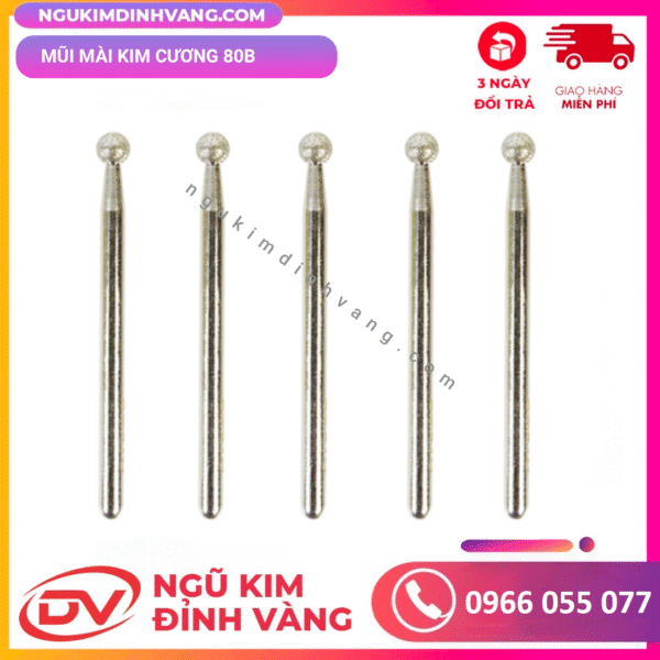 Mũi mài kim cương 80B