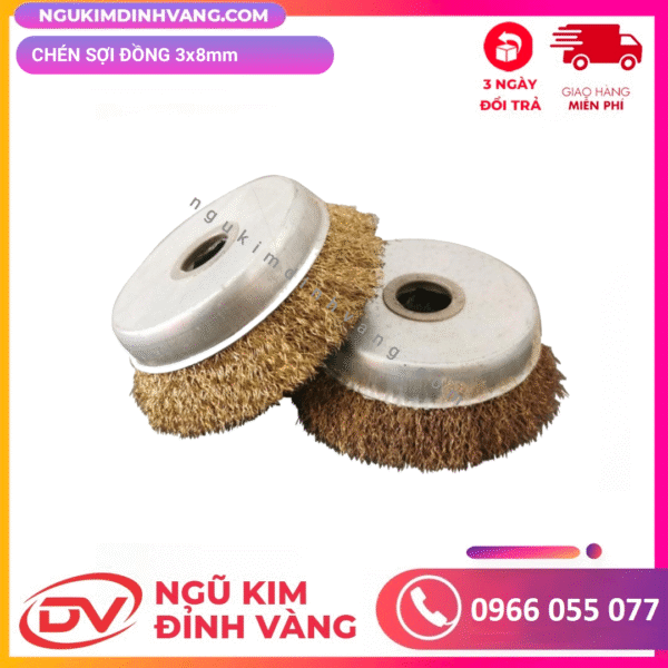 Chén sợi đồng 3x8mm