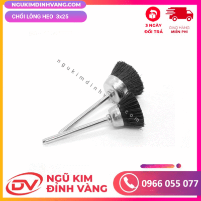 Chổi lông heo 3x25