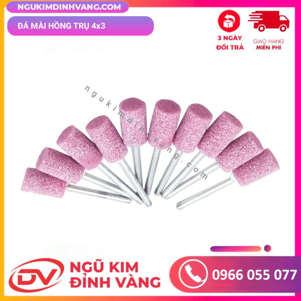 Đá mài hồng trụ 4x3