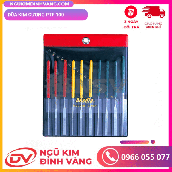 Dũa kim cương PTF100 ( 10 cái/bộ)