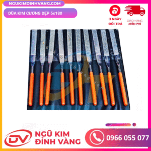 Dũa kim cương dẹp 5x180 ( 10 cái/bộ)