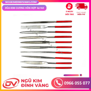 Dũa kim cương hỗn hợp 4x160 ( 10 cái/bộ)