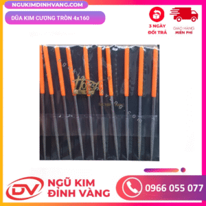 Dũa kim cương tròn 4x160 (10 cái/bộ)