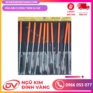 Dũa kim cương tròn 5x180 (10 cái/bộ)