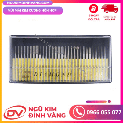 Mũi mài kim cương hỗn hợp ( 30 cái/hộp)