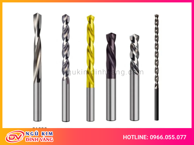 Phân loại mũi khoan nhôm