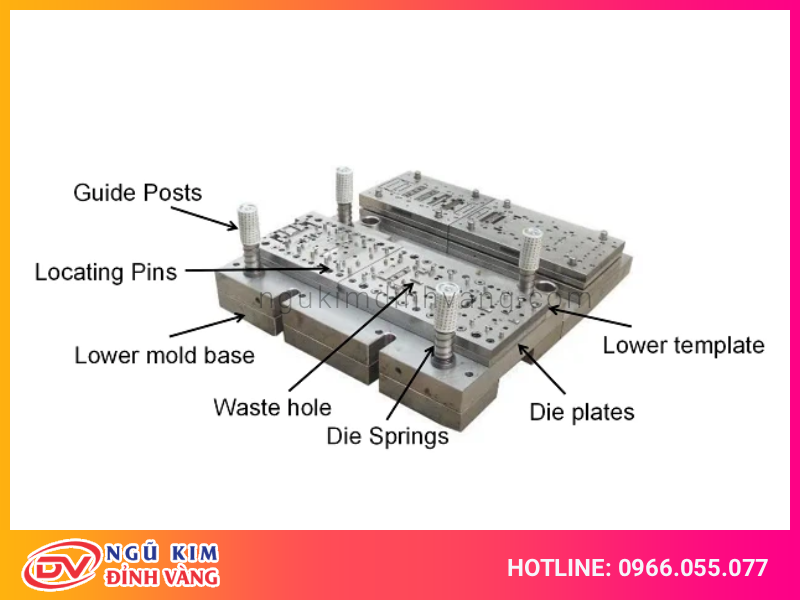 Lưu ý sử dụng chốt khuôn dập