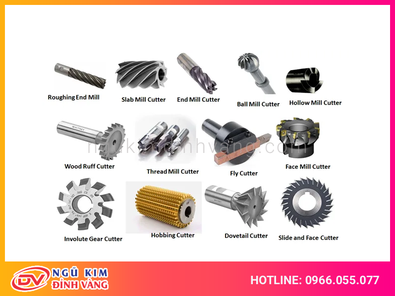 Các loại mảnh phay