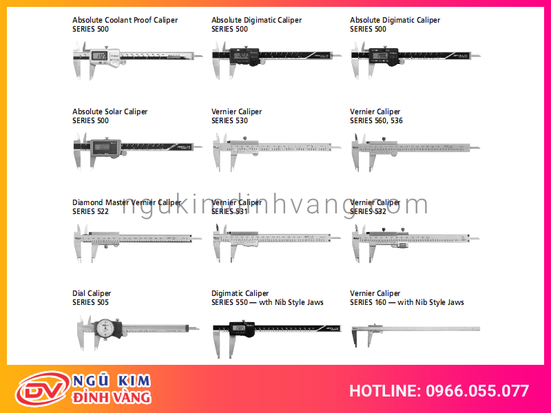 Các loại thước cặp cơ