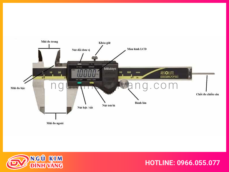 Đặc điểm thước cặp điện tử