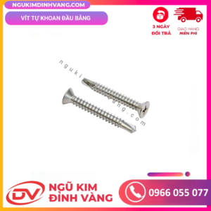 vít tự khoan đầu bằng